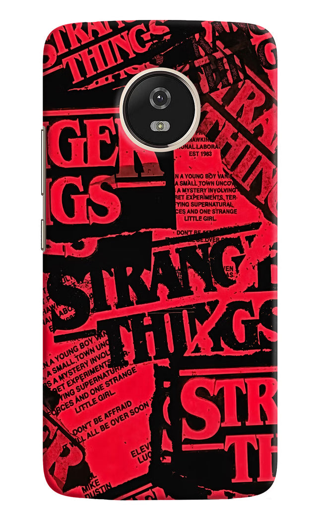 Ordinary Things Moto G5 Hard Case Back Cover by Casekaro