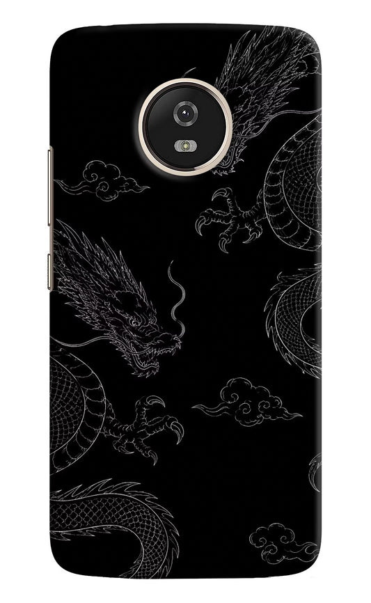 Twin Dragons Moto G5 Hard Case Back Cover by Casekaro