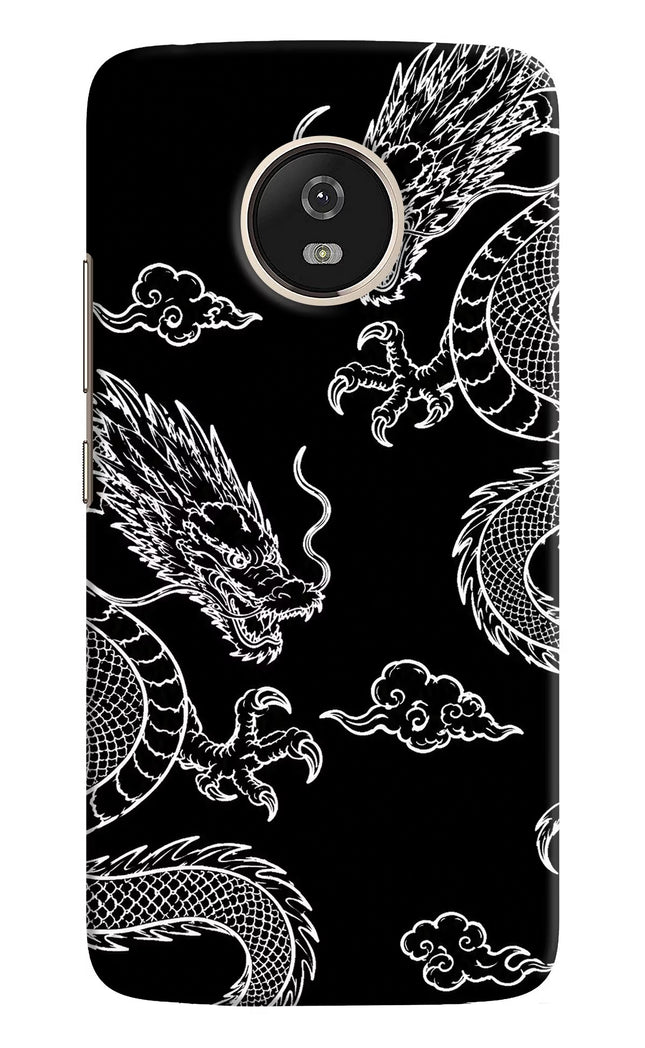Twin Dragons Moto G5 Hard Case Back Cover by Casekaro