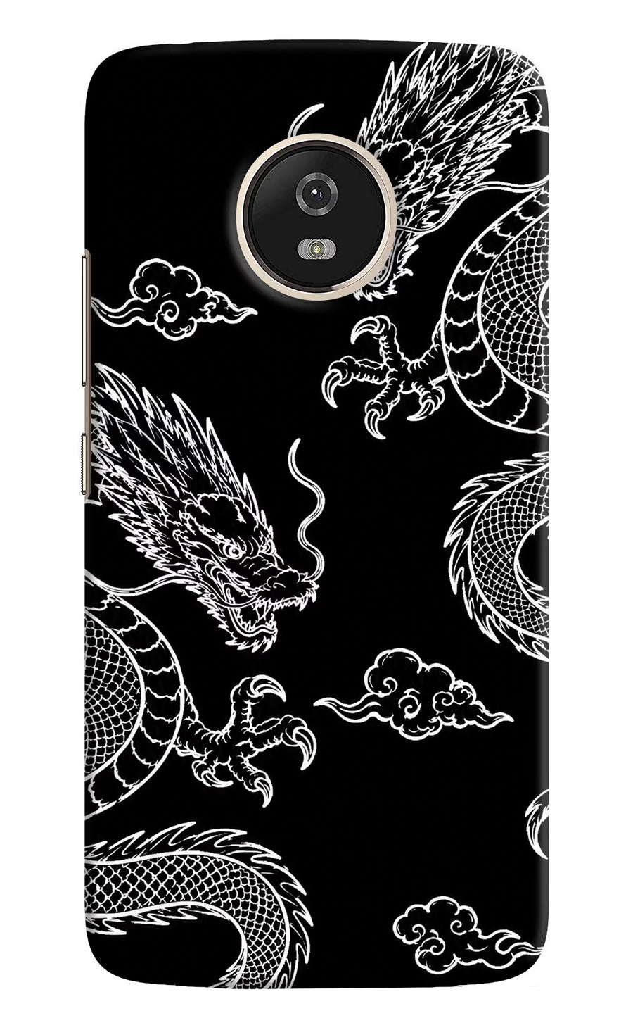 Twin Dragons Moto G5 Back Cover, Hard case