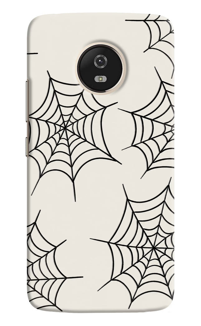 Spider Web Moto G5 Hard Case Back Cover by Casekaro