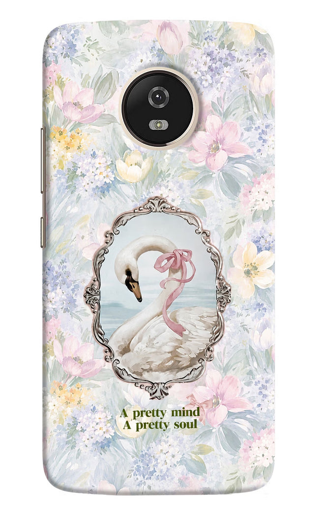 Pretty Mind Pretty Soul Moto G5 Hard Case Back Cover by Casekaro