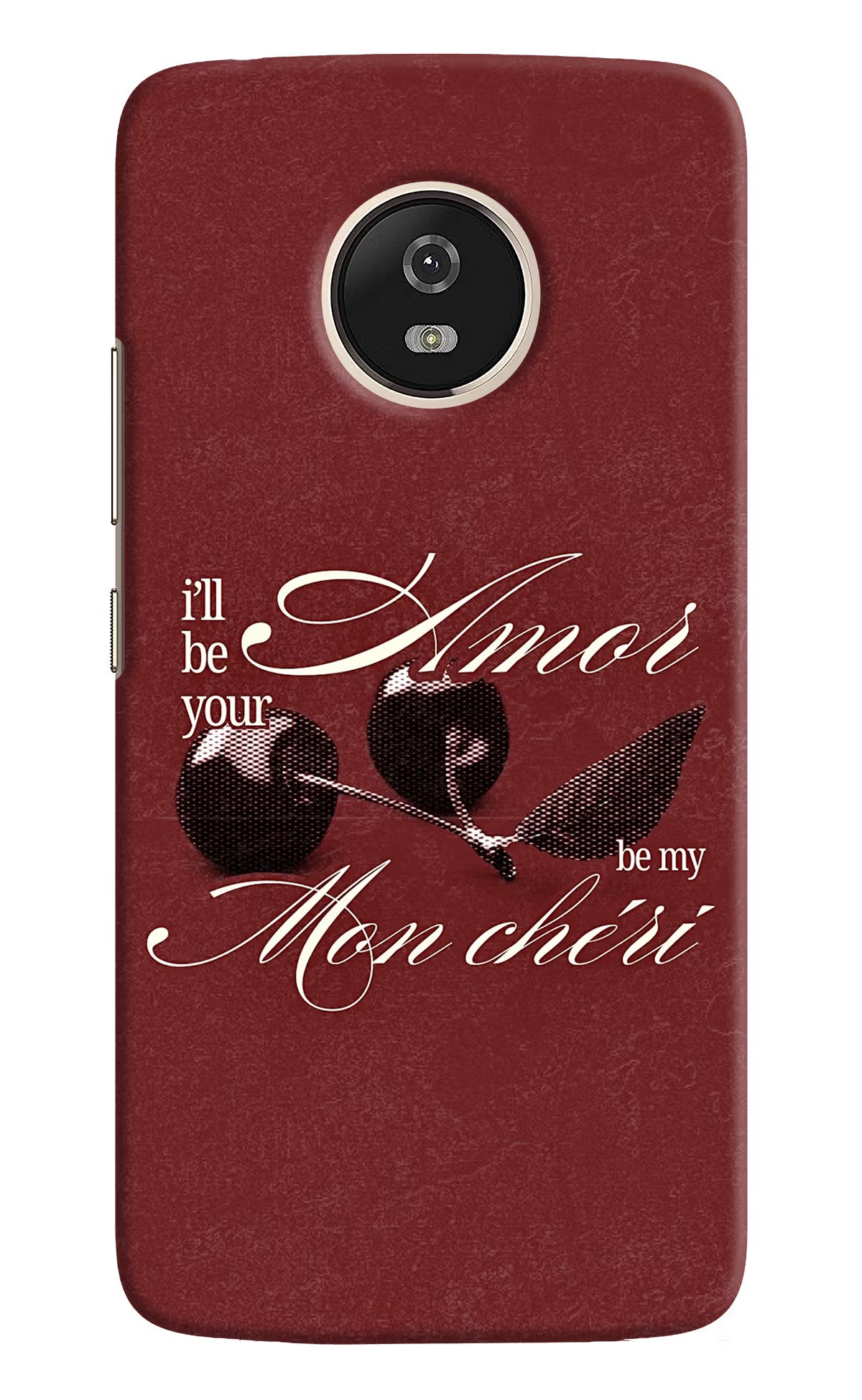 Velvet Cherry Moto G5 Back Cover