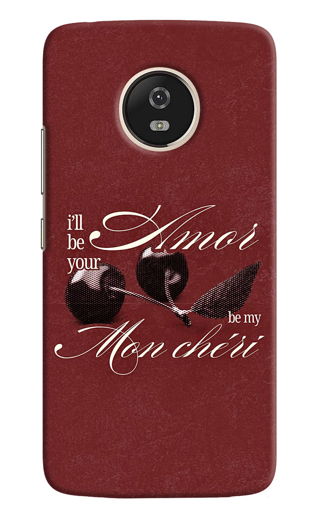 Velvet Cherry Moto G5 Hard Case Back Cover by Casekaro