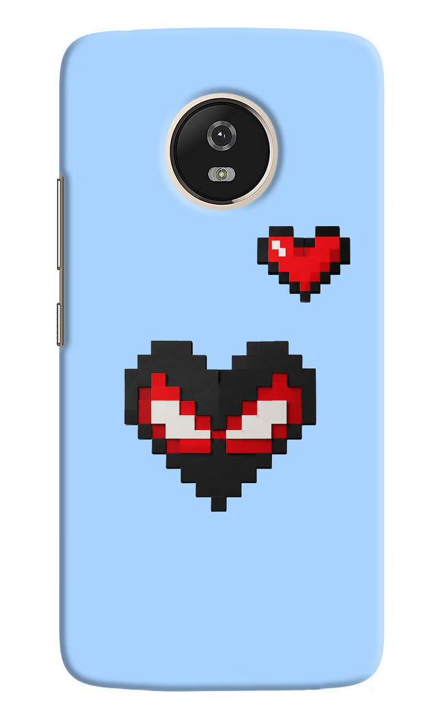 Peter Heart Moto G5 Hard Case Back Cover by Casekaro