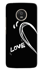 Love Line Moto G5 Hard Case Back Cover by Casekaro