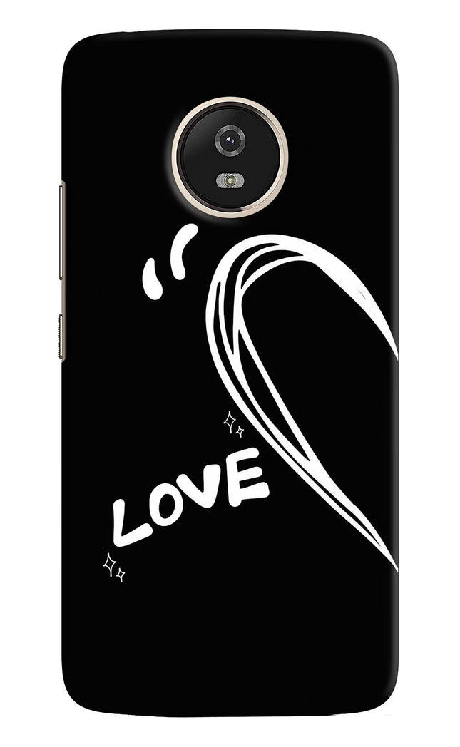 Love Line Moto G5 Hard Case Back Cover by Casekaro