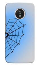 Blue Web Moto G5 Hard Case Back Cover by Casekaro