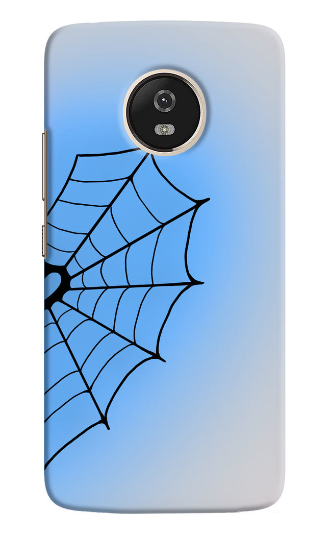 Blue Web Moto G5 Hard Case Back Cover by Casekaro