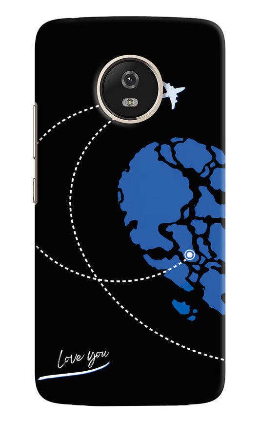 Love Orbit Moto G5 Hard Case Back Cover by Casekaro
