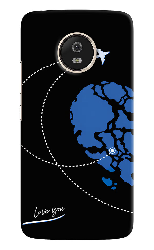 Love Orbit Moto G5 Hard Case Back Cover by Casekaro