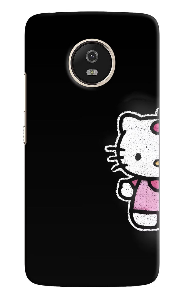 Kitty Charm Moto G5 Hard Case Back Cover by Casekaro