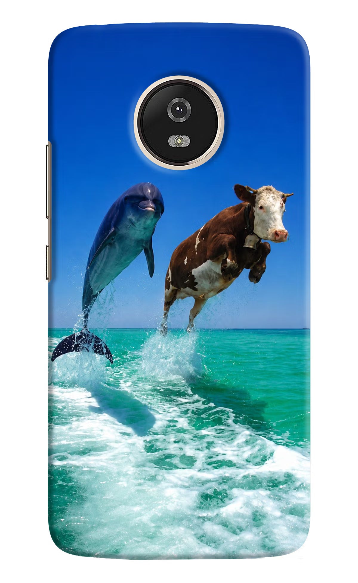 Dolphin vs Cow Moto G5 Back Cover