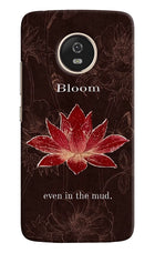 Bloom Moto G5 Hard Case Back Cover by Casekaro