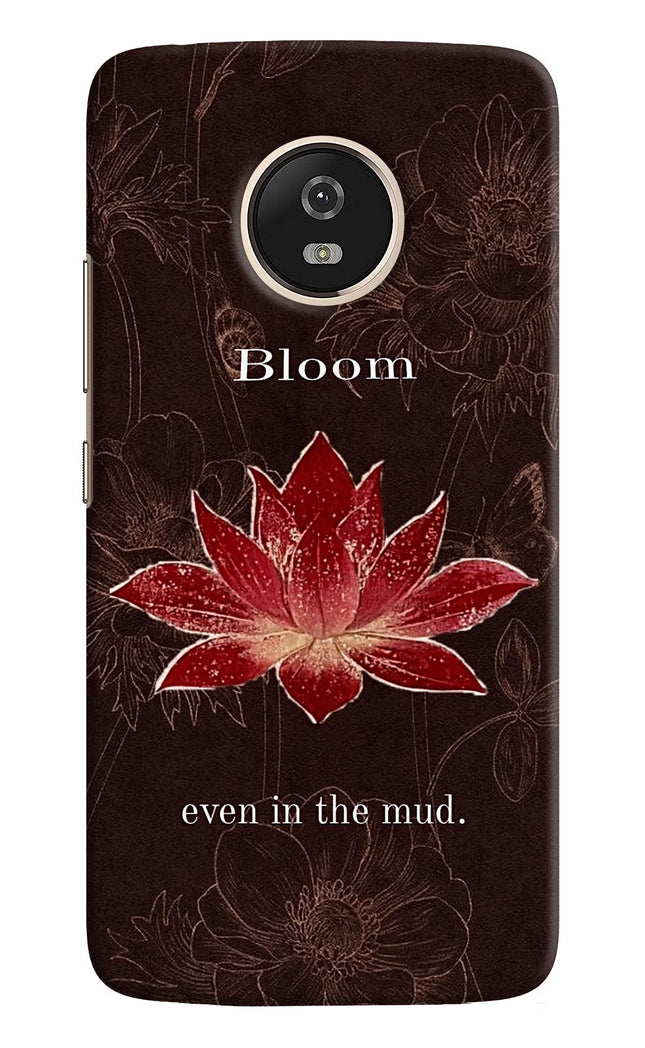 Bloom Moto G5 Hard Case Back Cover by Casekaro