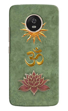 Om & Lotus Moto G5 Back Cover