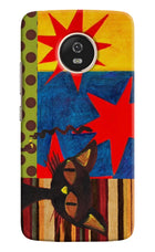 Pop Cat Moto G5 Hard Case Back Cover by Casekaro