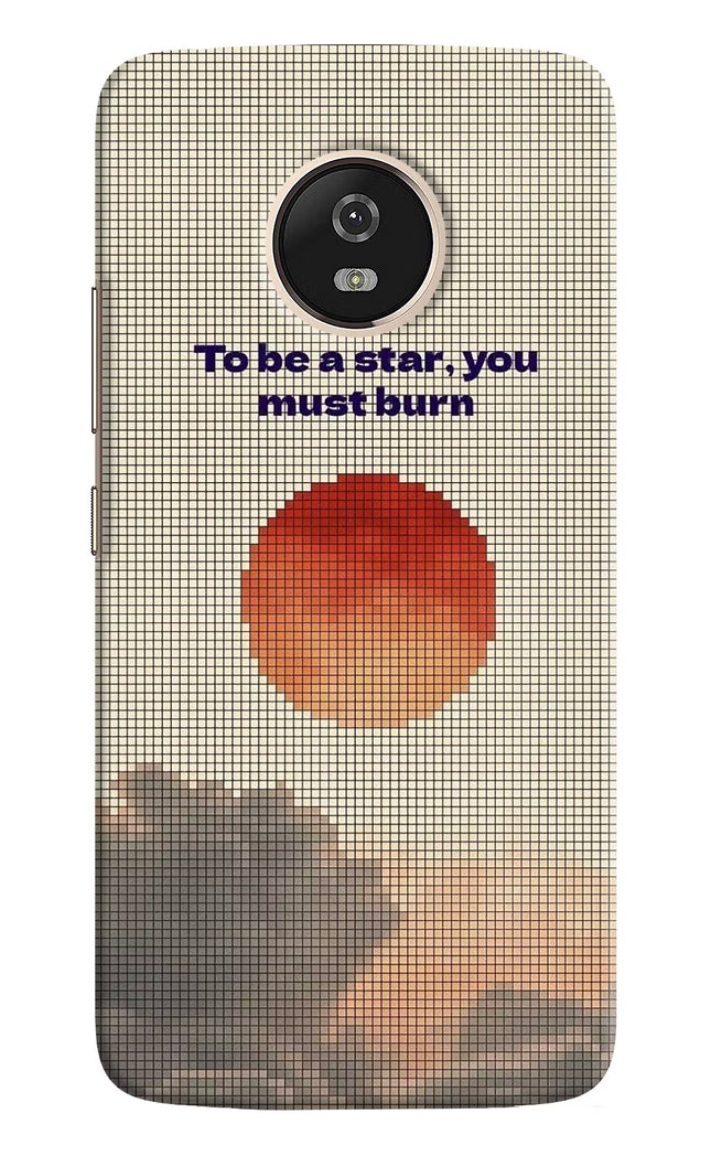 Pixel Sun Moto G5 Hard Case Back Cover by Casekaro