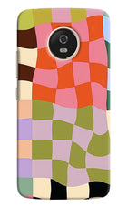 Wavy Grid Moto G5 Hard Case Back Cover by Casekaro