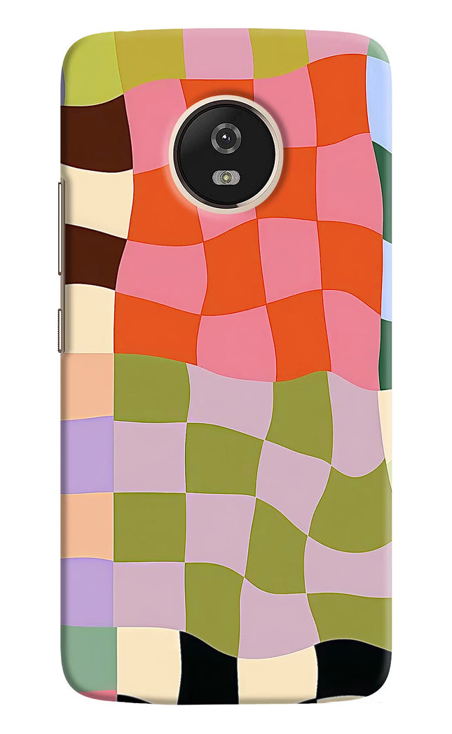 Wavy Grid Moto G5 Hard Case Back Cover by Casekaro