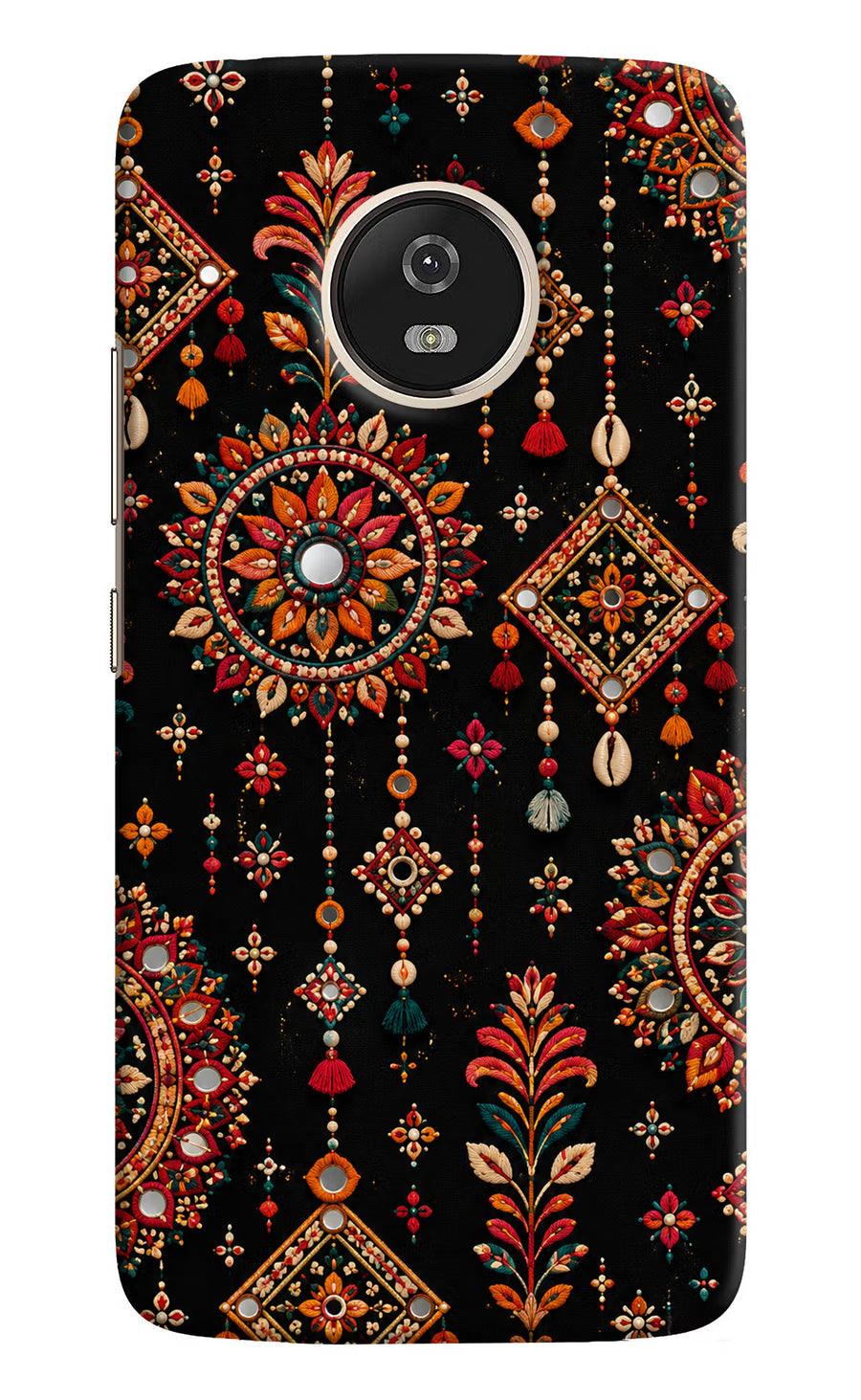Boho Noir Moto G5 Back Cover, Hard case