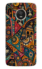 Folk Print Moto G5 Back Cover