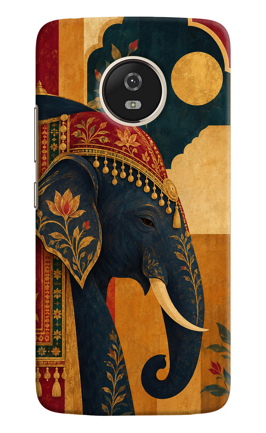 Royal Elephant Moto G5 Back Cover, Hard case