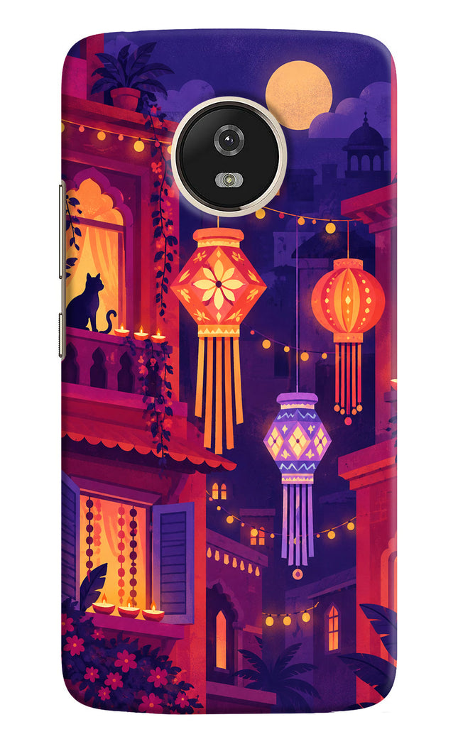 Lantern Lane Moto G5 Hard Case Back Cover by Casekaro