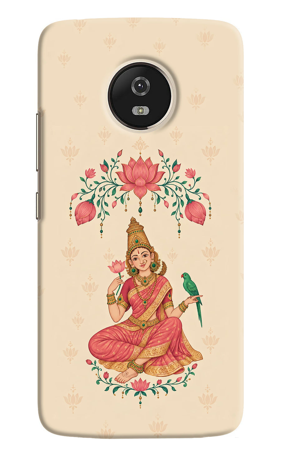 Goddess Lakshmi Moto G5 Back Cover, Hard case