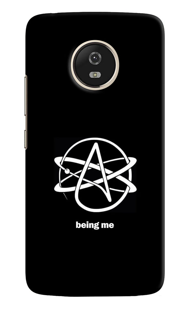 Atheist Symbol Moto G5 Hard Case Back Cover by Casekaro