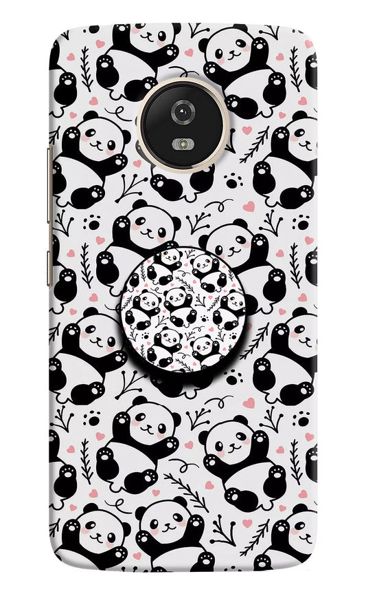 Cute Panda Moto G5 Pop Case by Casekaro