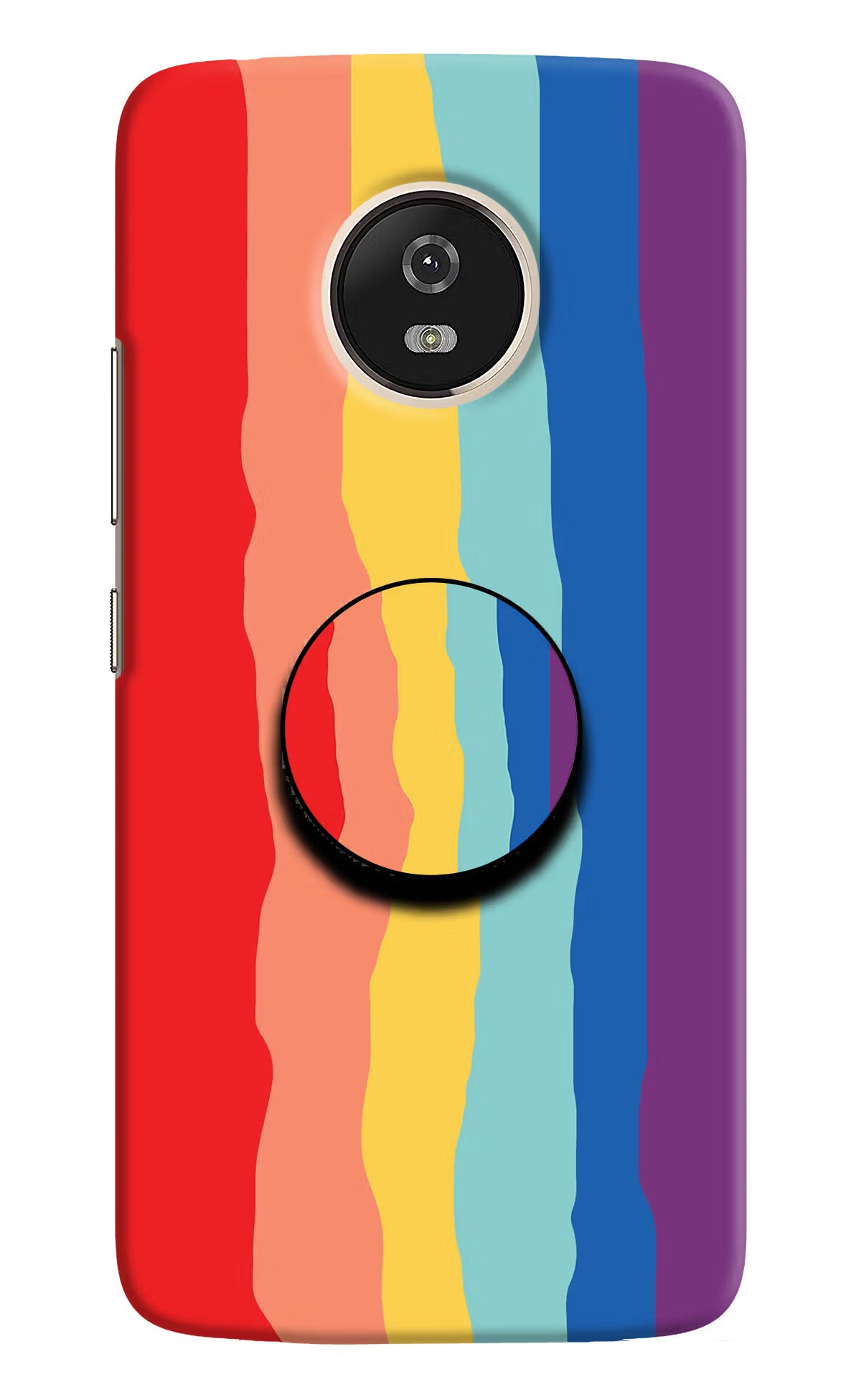 Rainbow Moto G5 Pop Case by Casekaro