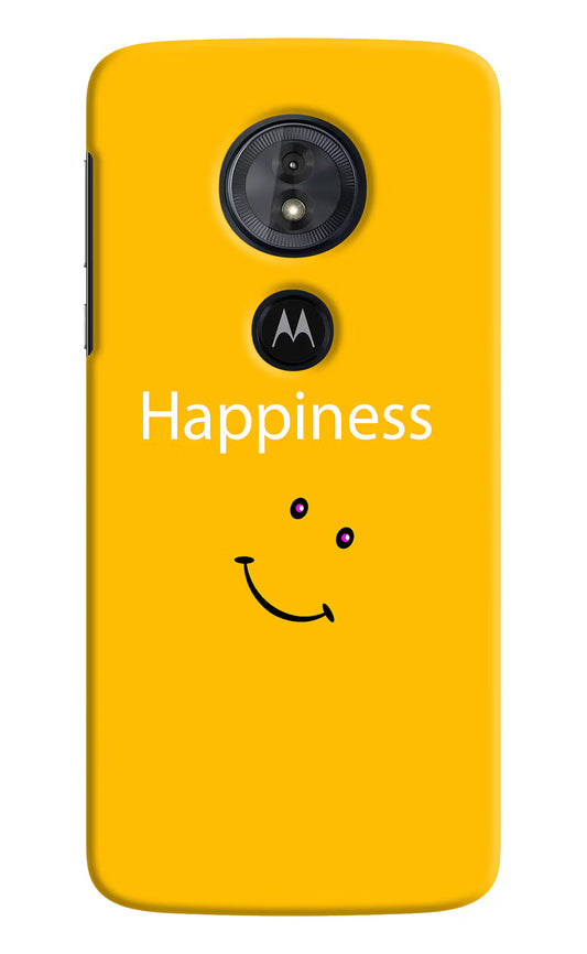 Happiness With Smiley Moto G6 Play Hard Case Back Cover by Casekaro
