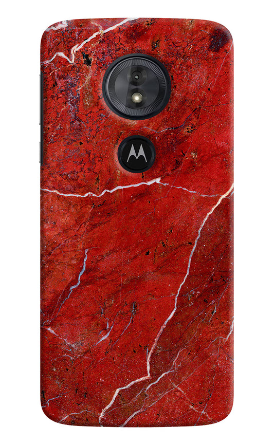 Red Marble Design Moto G6 Play Hard Case Back Cover by Casekaro