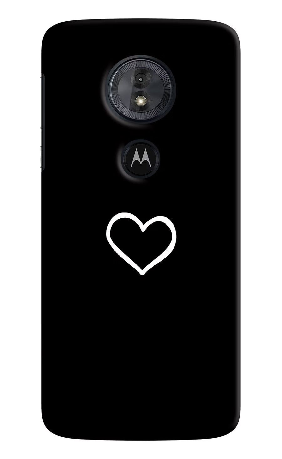 Heart Moto G6 Play Back Cover, Hard case