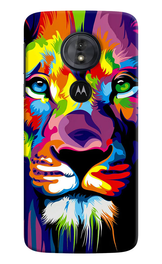 Lion Moto G6 Play Hard Case Back Cover by Casekaro