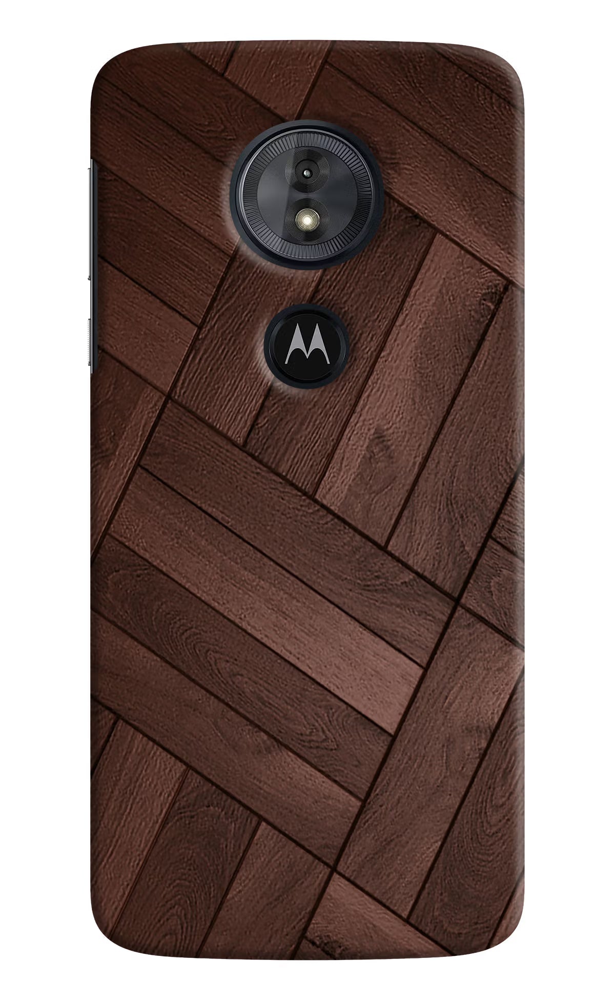 Wooden Texture Design Moto G6 Play Hard Case Back Cover by Casekaro