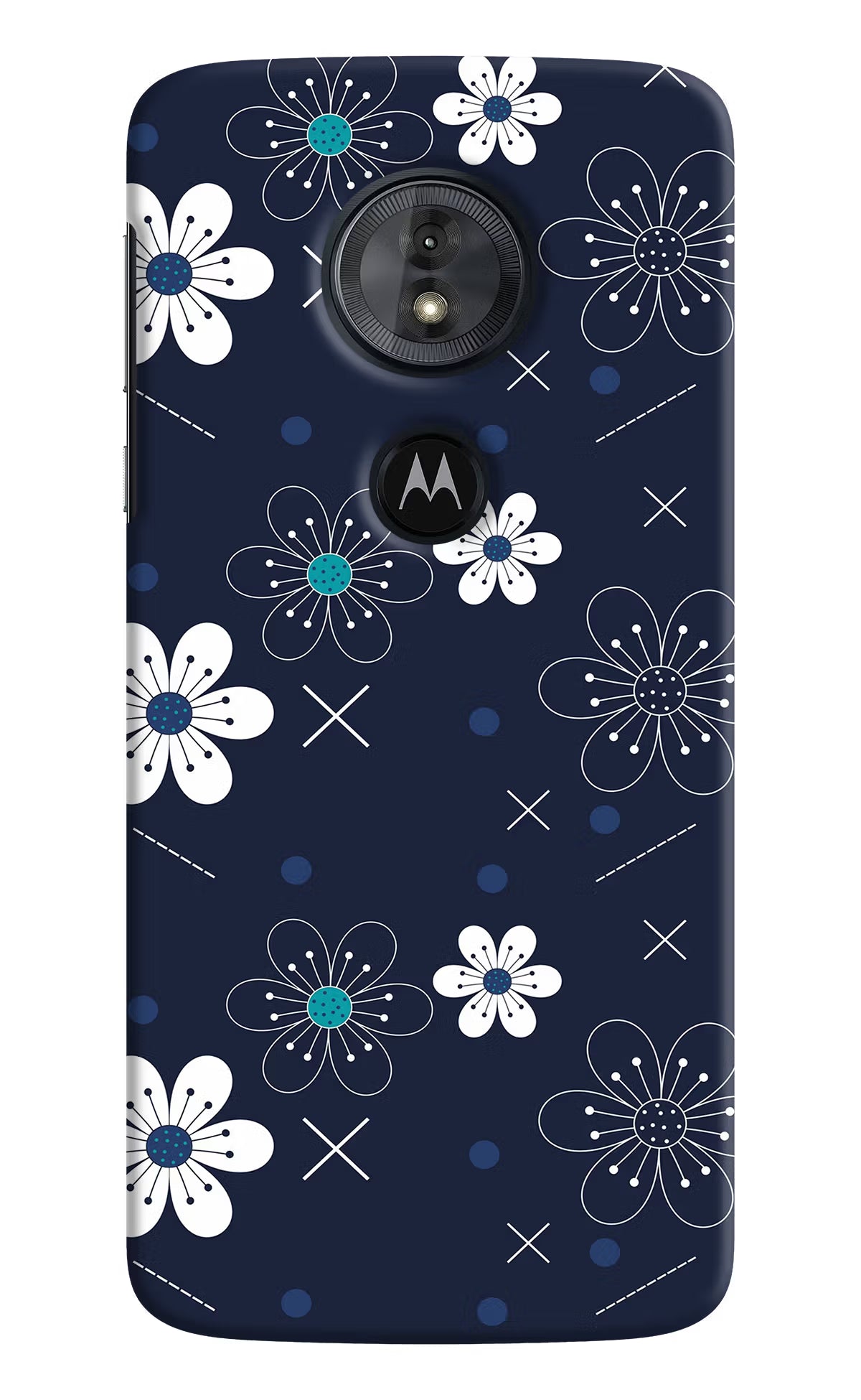 Flowers Moto G6 Play Hard Case Back Cover by Casekaro