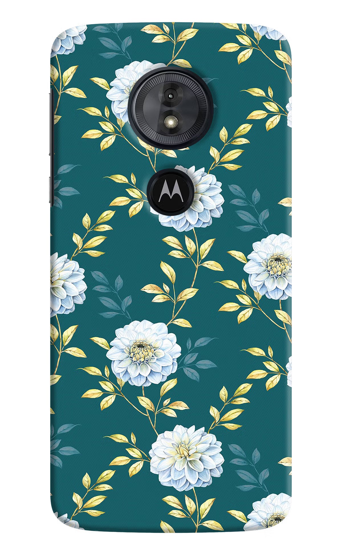 Flowers Moto G6 Play Hard Case Back Cover by Casekaro