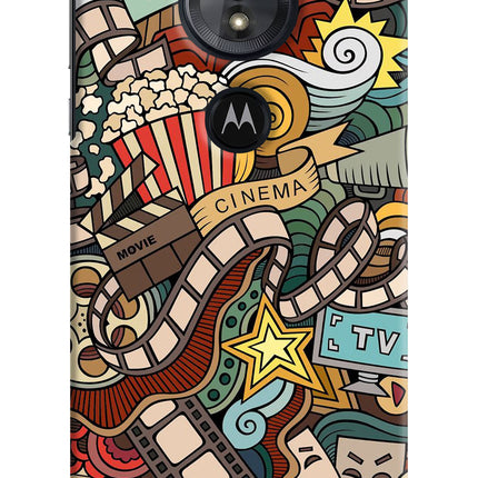 Cinema Abstract Moto G6 Play Hard Case Back Cover by Casekaro