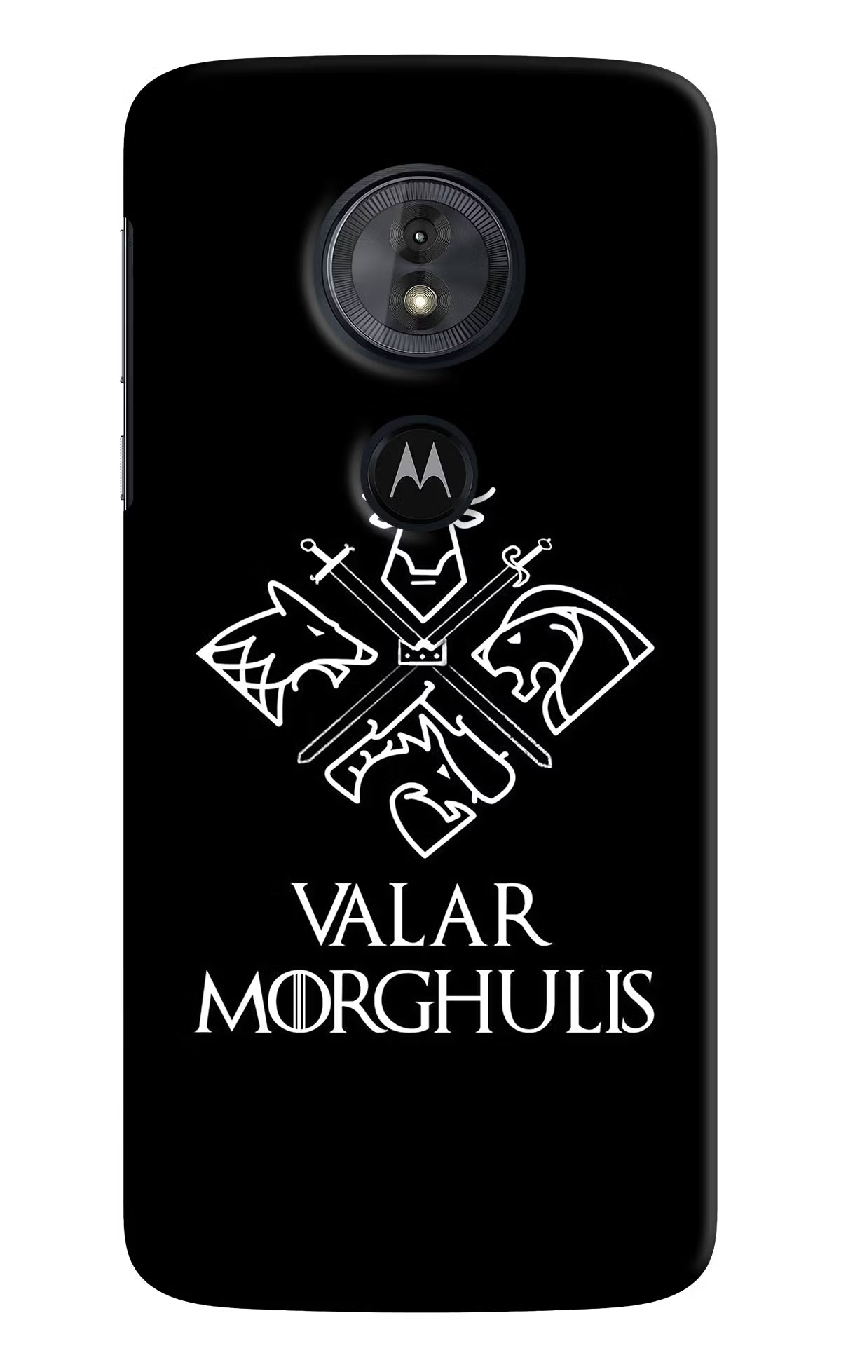 Valar Morghulis | Game Of Thrones Moto G6 Play Hard Case Back Cover by Casekaro