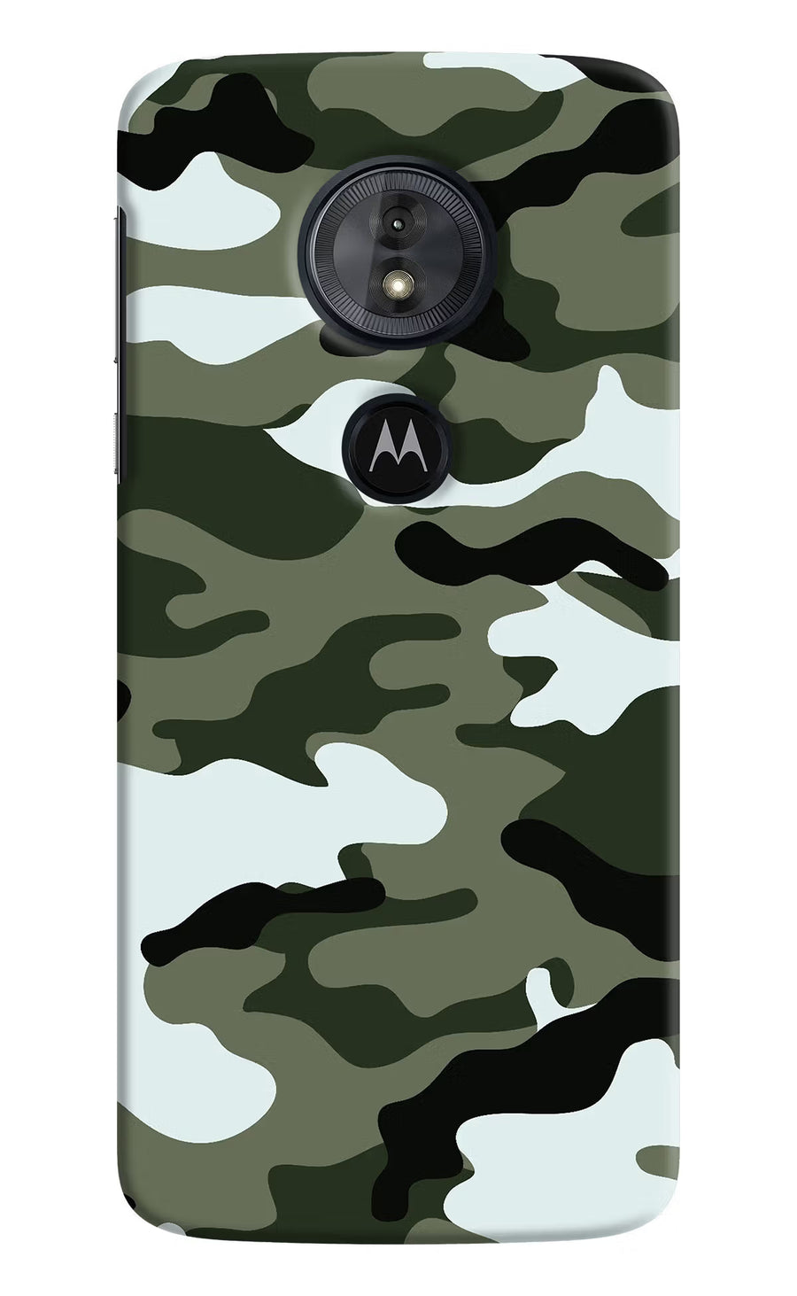 Camouflage Moto G6 Play Back Cover, Hard case