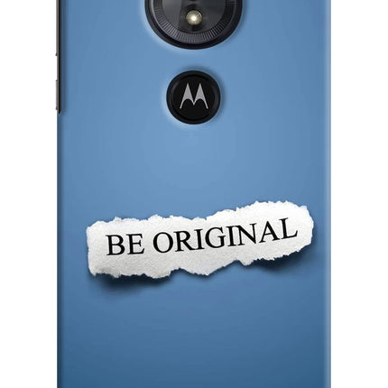 Be Original Moto G6 Play Hard Case Back Cover by Casekaro