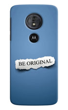 Be Original Moto G6 Play Hard Case Back Cover by Casekaro