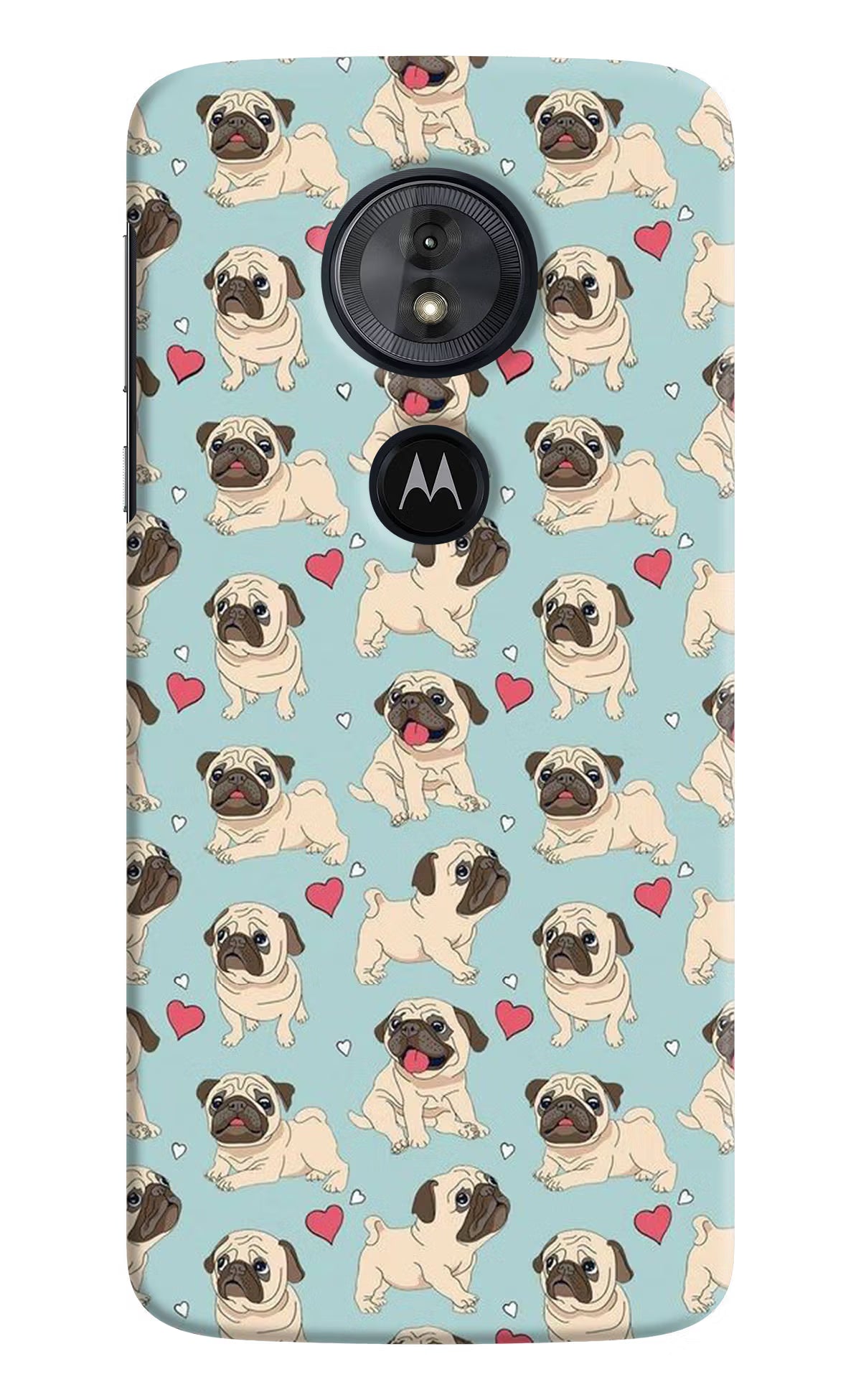 Pug Dog Moto G6 Play Hard Case Back Cover by Casekaro