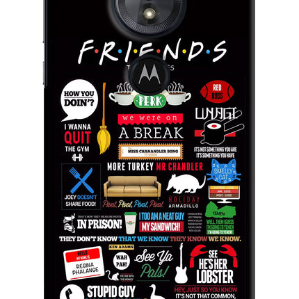 FRIENDS Moto G6 Play Hard Case Back Cover by Casekaro