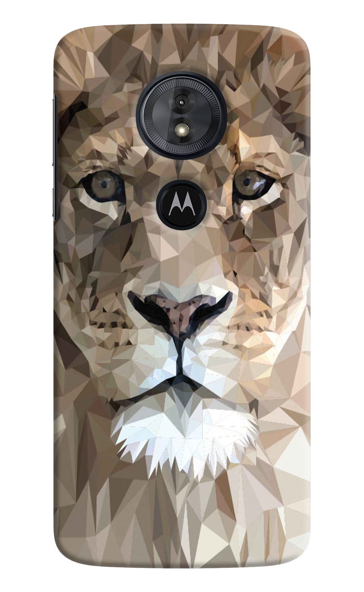 Lion Art Moto G6 Play Hard Case Back Cover by Casekaro