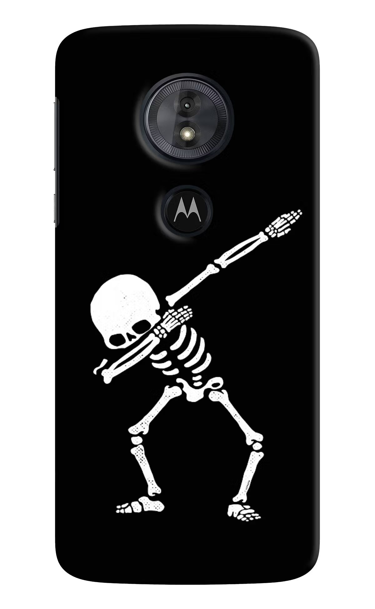 Dabbing Skeleton Art Moto G6 Play Hard Case Back Cover by Casekaro