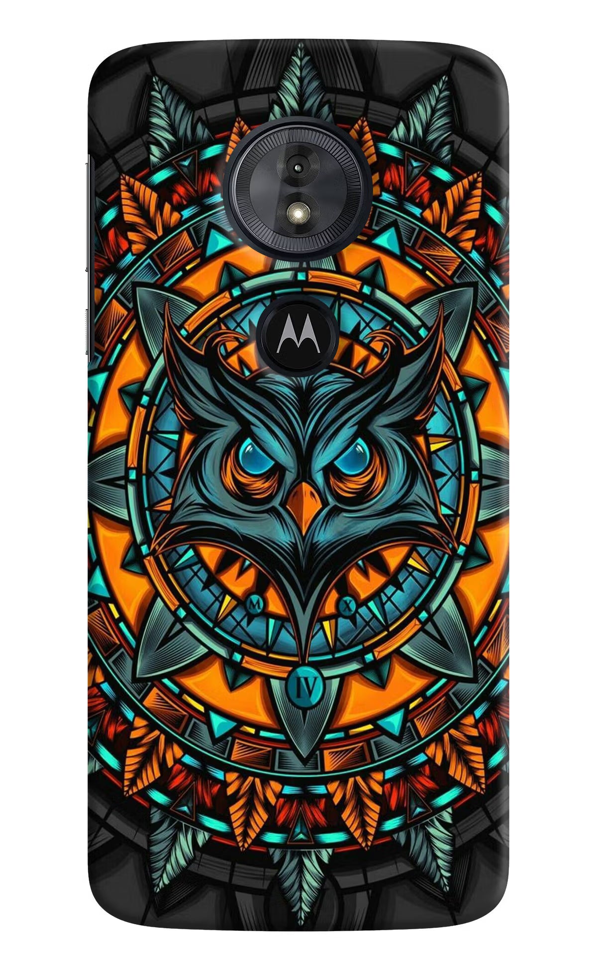 Angry Owl Art Moto G6 Play Hard Case Back Cover by Casekaro