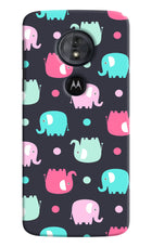 Elephants Moto G6 Play Hard Case Back Cover by Casekaro